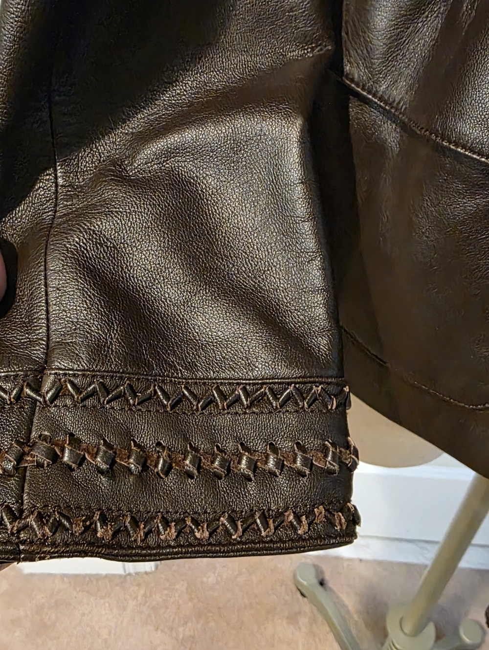 Balmain Leather Jacket Size Medium - Picture 5 of 16